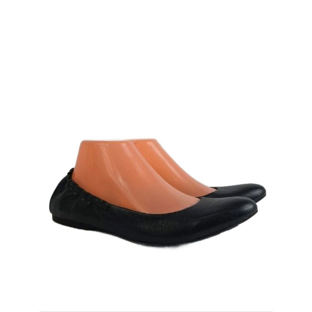 Kork-Ease Julie Black Leather Flat Women's Shoes‎